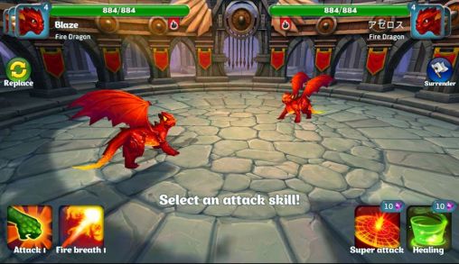 Gameplay of the Dragons world for Android phone or tablet.