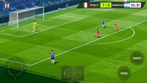 Dream shot football - Android game screenshots.