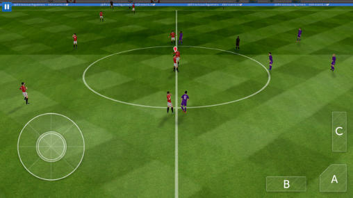 Gameplay of the Dream league: Soccer 2016 for Android phone or tablet.