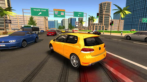 Drift car city simulator - Android game screenshots.