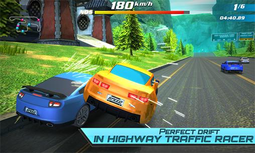 Gameplay of the Drift car: City traffic racer 2 for Android phone or tablet.