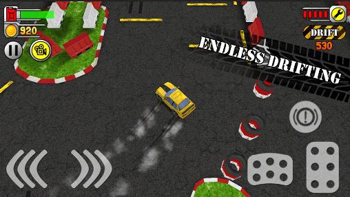 Gameplay of the Drift king for Android phone or tablet.