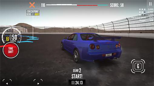 Gameplay of the Drift zone 2 for Android phone or tablet.