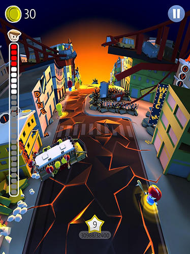 Drifting school bus - Android game screenshots.