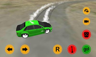 Gameplay of the Driftkhana Freestyle Drift App for Android phone or tablet.