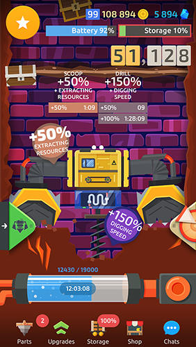 Gameplay of the Drilla for Android phone or tablet.