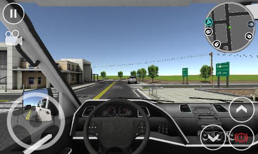 Gameplay of the Drive simulator 2016 for Android phone or tablet.