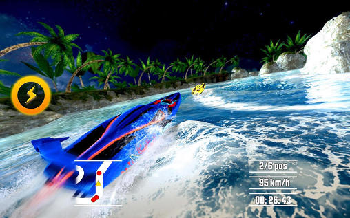 Gameplay of the Driver speedboat paradise for Android phone or tablet.