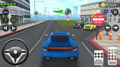 Driving academy: Car school driver simulator 2019 - Android game screenshots.