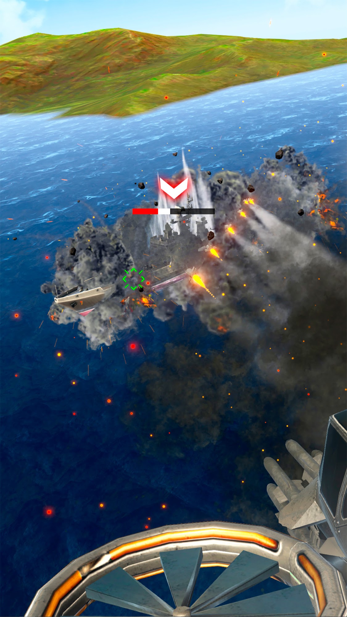 Drone Attack 3D: Sea Warfare - Android game screenshots.