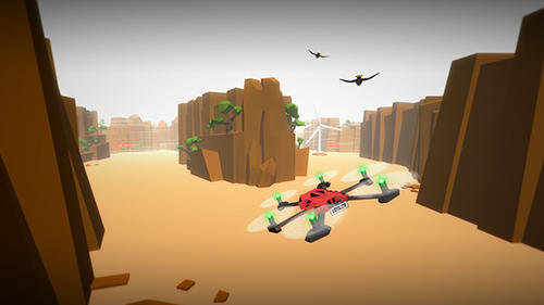 Drone racer: Canyons - Android game screenshots.