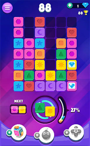 Drop it! Crazy color puzzle - Android game screenshots.