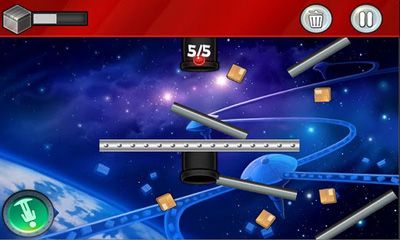 Gameplay of the Drop the Box for Android phone or tablet.