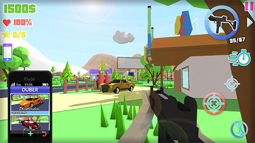 Dude theft auto: Open world sandbox simulator - Android game screenshots.