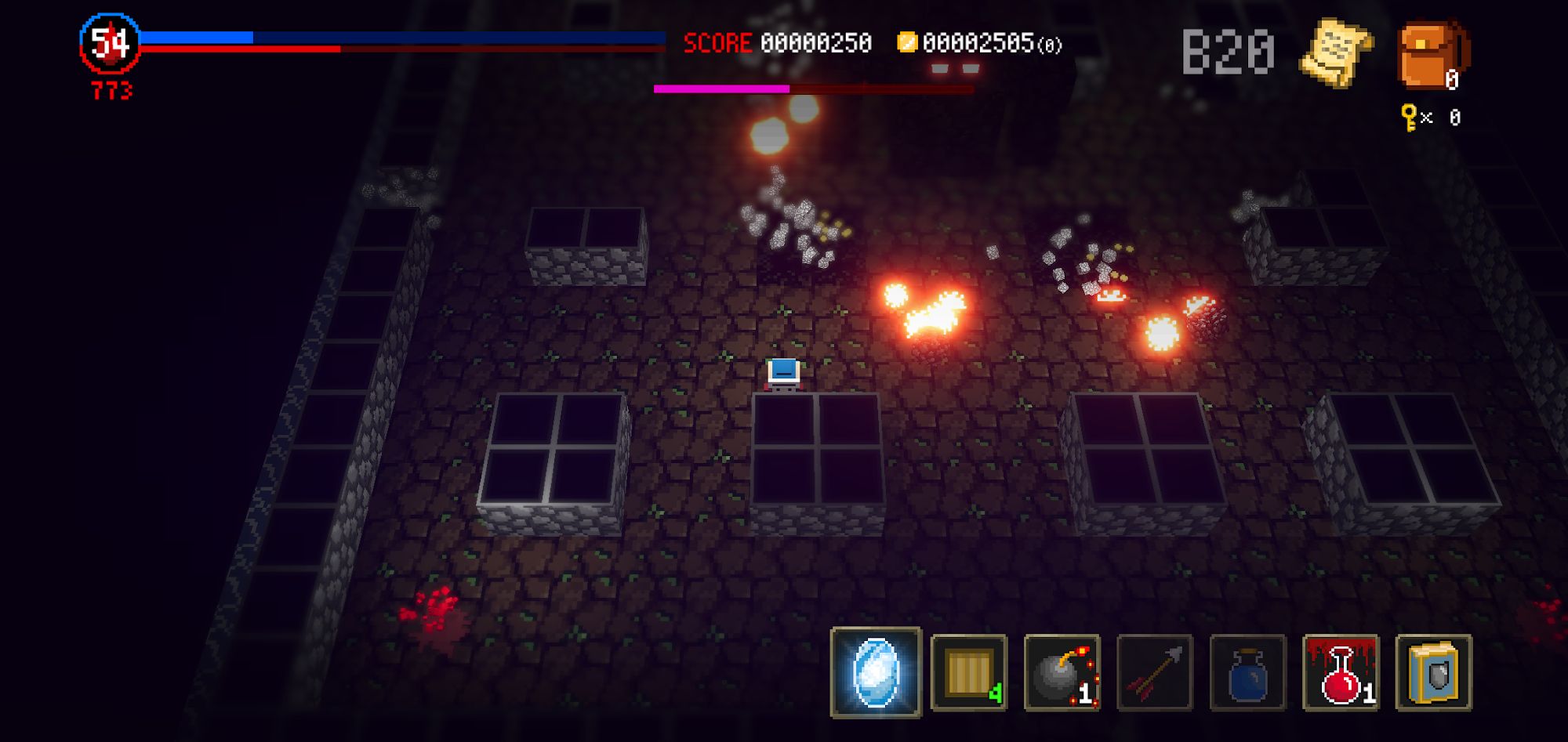 Dungeon and Gravestone - Android game screenshots.