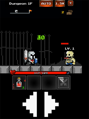 Dungeon n pixel hero: Retro RPG - Android game screenshots.