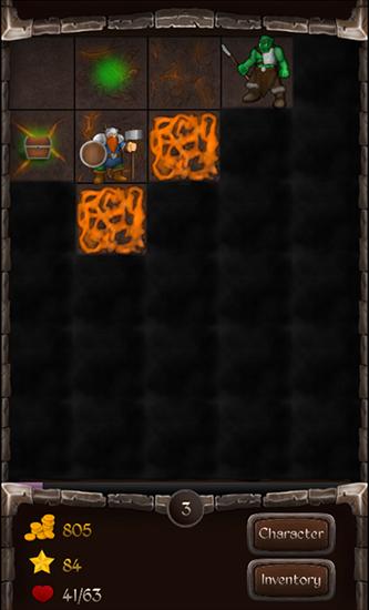 Gameplay of the Dungeon adventure: Greenskin invasion for Android phone or tablet.