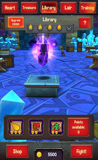 Gameplay of the Dungeon fever for Android phone or tablet.