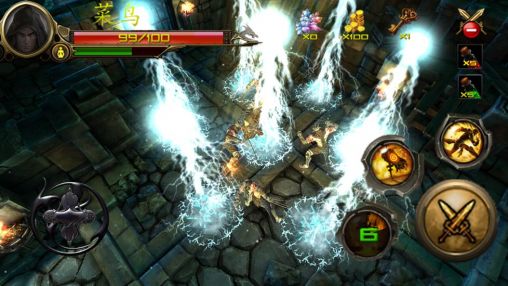 Gameplay of the Dungeon of chaos for Android phone or tablet.