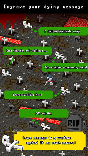 Gameplay of the Dungeon of gravestone for Android phone or tablet.