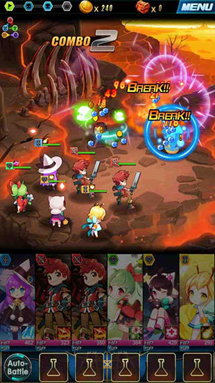 Gameplay of the Dungeon trackers for Android phone or tablet.