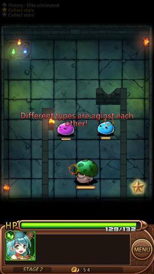 Gameplay of the Dungeon x balls for Android phone or tablet.