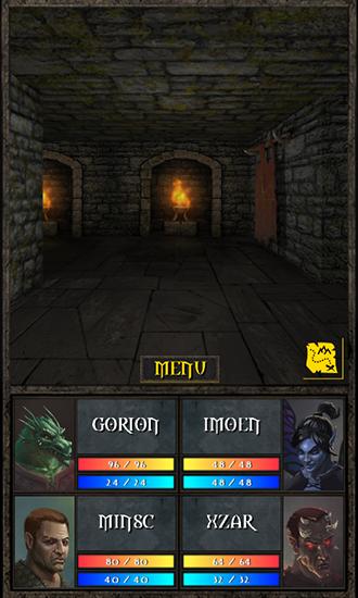 Gameplay of the Dungeoneers for Android phone or tablet.