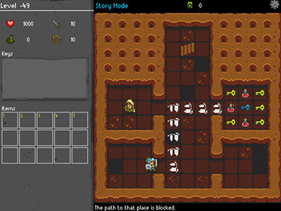 Gameplay of the Dungeonup for Android phone or tablet.