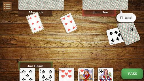 Gameplay of the Durak: The card game for Android phone or tablet.