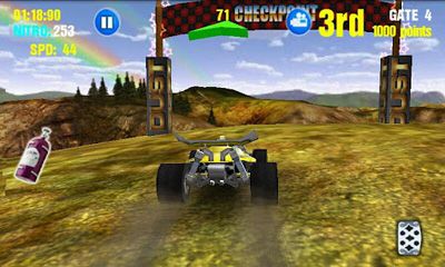 Gameplay of the Dust Offroad Racing for Android phone or tablet.