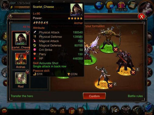 Gameplay of the Duty of heroes: Expedition for Android phone or tablet.