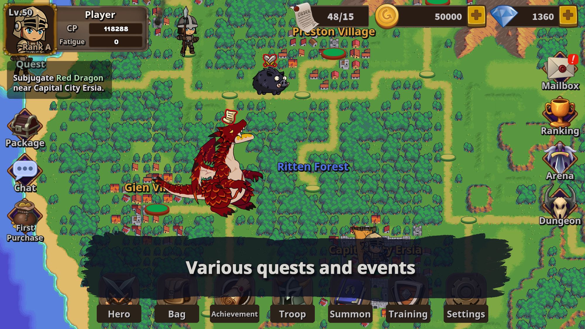 E-Rank Soldier - Android game screenshots.