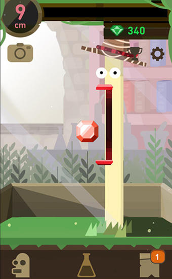 Gameplay of the Earthworm: Alchemy for Android phone or tablet.
