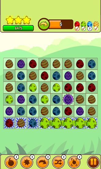 Gameplay of the Easter connect for Android phone or tablet.