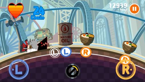 Gameplay of the Eat beat: Dead spike-san for Android phone or tablet.