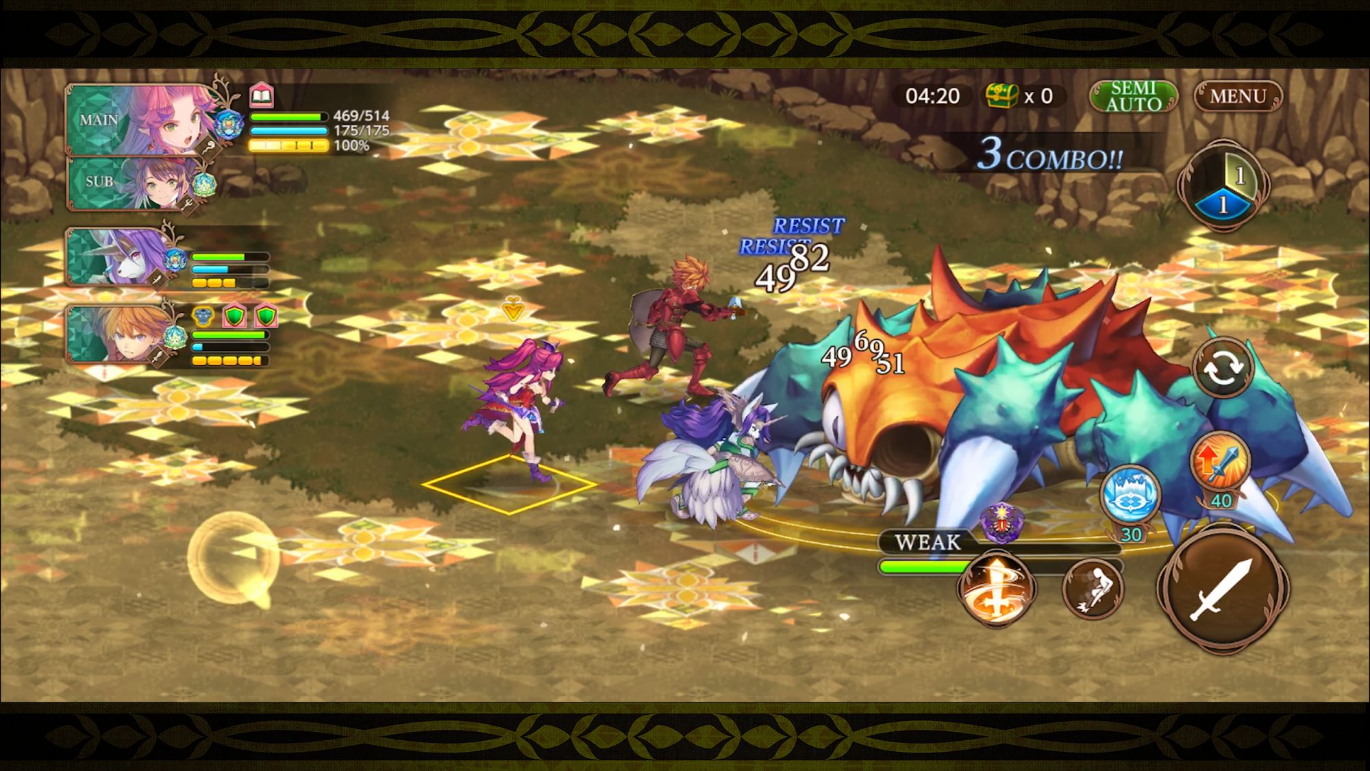 ECHOES of MANA - Android game screenshots.