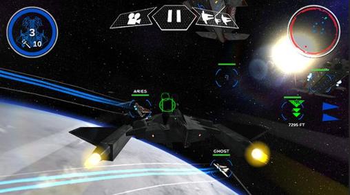 Gameplay of the Edge of oblivion: Alpha squadron 2 for Android phone or tablet.