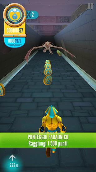 Gameplay of the Egyxos: Labyrinth run for Android phone or tablet.