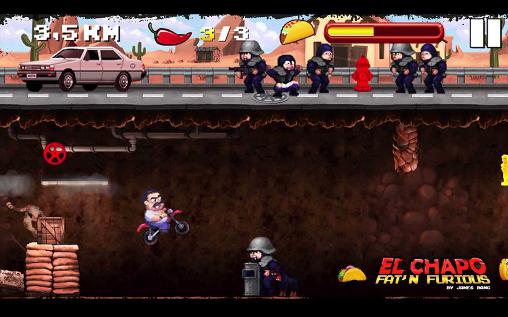 Gameplay of the El Chapo: Fat'n furious! for Android phone or tablet.