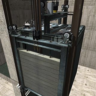 Gameplay of the Elevator simulator 3D for Android phone or tablet.