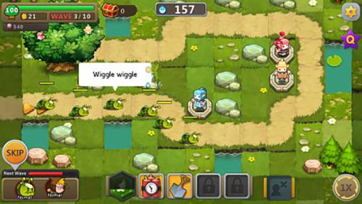 Gameplay of the Elf defense 2 for Android phone or tablet.