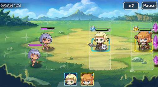 Gameplay of the Elf summoner for Android phone or tablet.