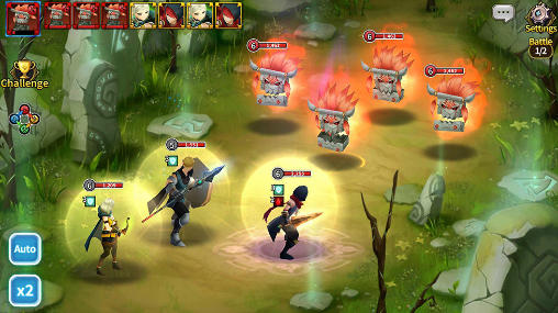 Gameplay of the Elune saga for Android phone or tablet.