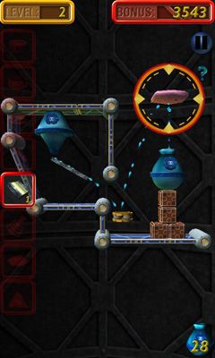 Gameplay of the Enigmo for Android phone or tablet.