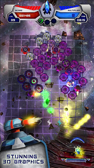 Gameplay of the Ephemeral: Brick breaker for Android phone or tablet.
