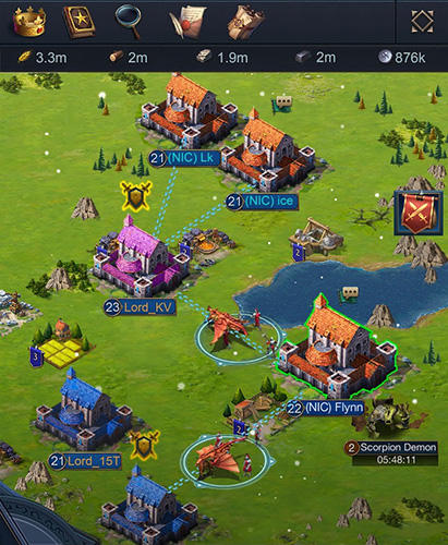 Epic and magic - Android game screenshots.