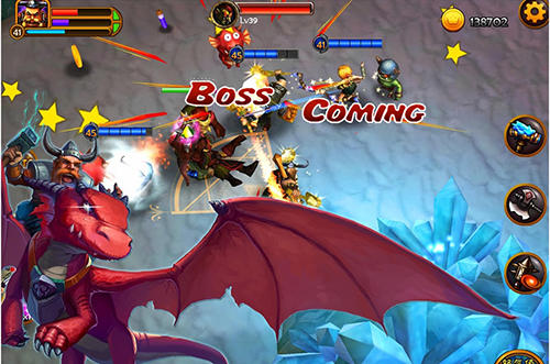 Epic raiders - Android game screenshots.