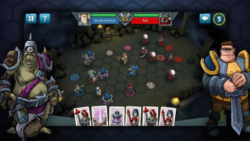Gameplay of the Epic arena for Android phone or tablet.