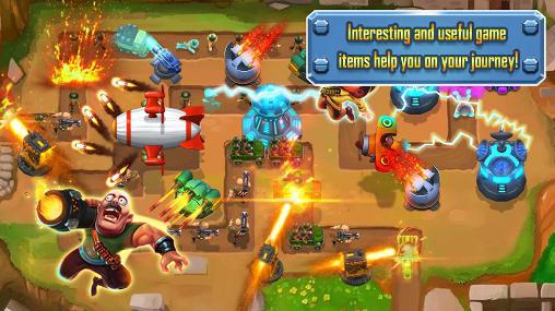 Gameplay of the Epic defenders TD for Android phone or tablet.