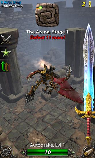 Gameplay of the Epic dragon clicker for Android phone or tablet.